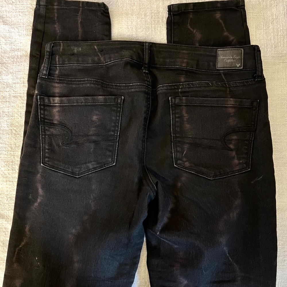 American Eagle‎ Skinny Jeans Dark Tie Dye 6